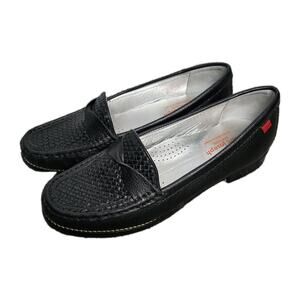 Marc Joseph New York Women's Leather Plymouth St. Weave Loafers Shoes Sz 8